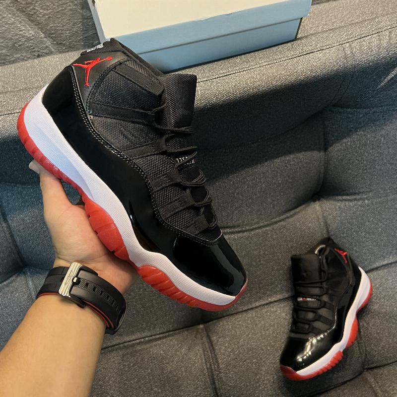 Jordan Retro 11 Negro Rojo 