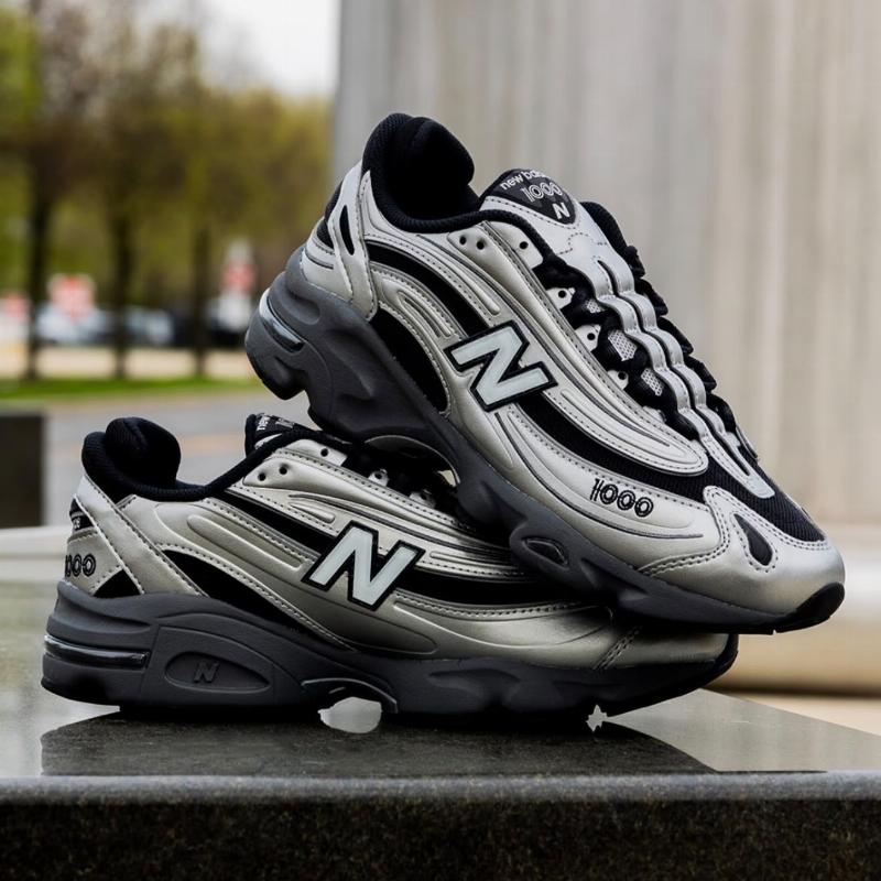 New Balance 1000 Black Silver Metallic