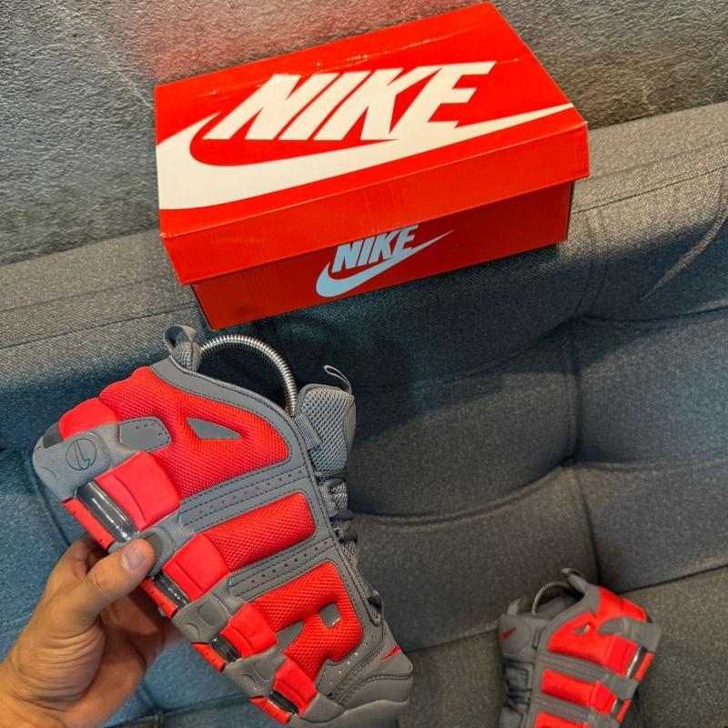 Nike Air More Uptempo Low Gris 