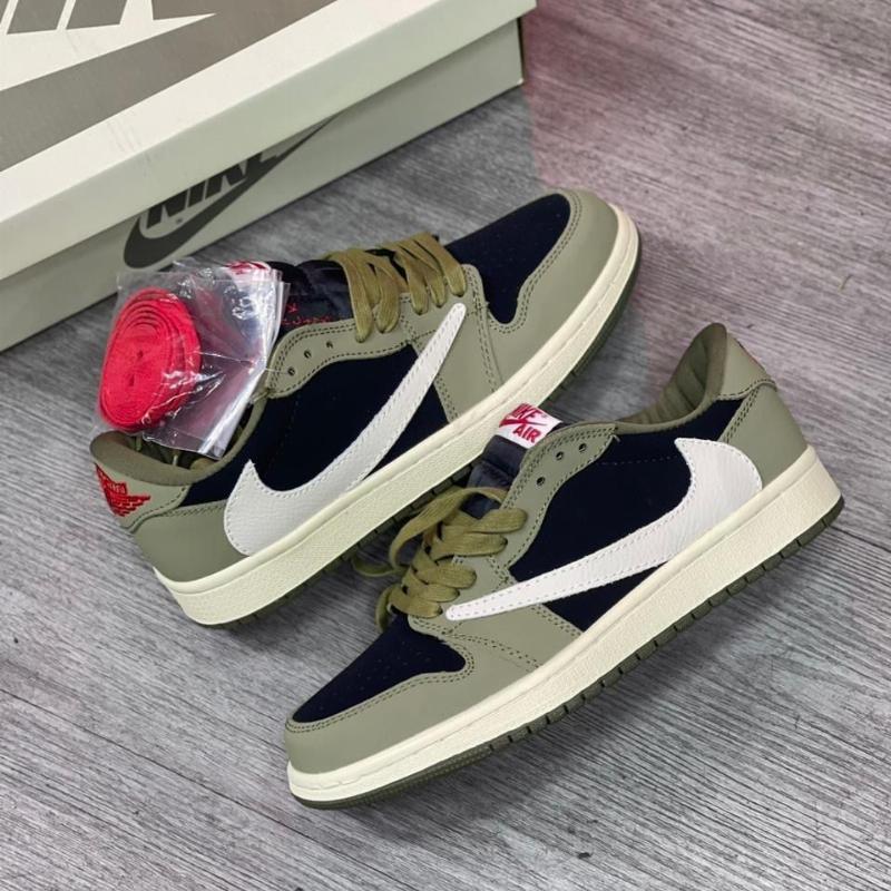 Travis Scott x Air Jordan 1 Low OG Black Olive