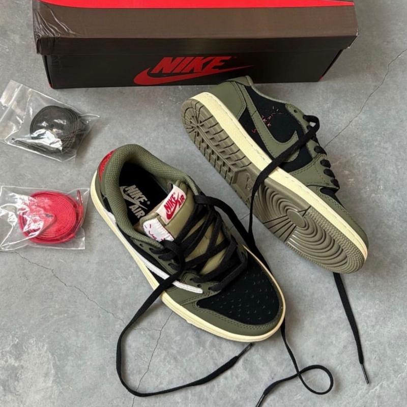 Travis Scott x Air Jordan 1 Low OG Black Olive