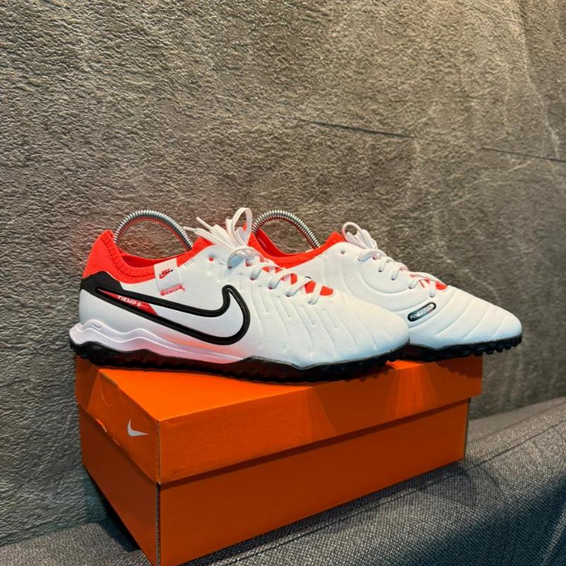 TENI GUAYO NIKE TIEMPO LEGEND 10 BLANCO NARANJA