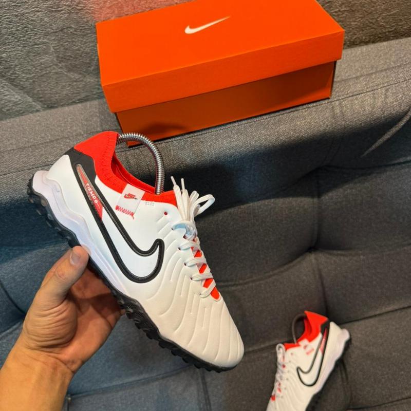TENI GUAYO NIKE TIEMPO LEGEND 10 BLANCO NARANJA