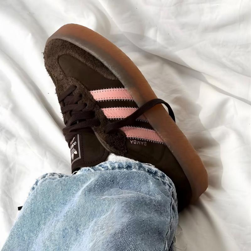 adidas SambaeDark Brown Wonder Mauve