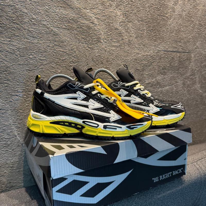 OFF WHITE BE RIGHT BACK NEGRO AMARILLO 