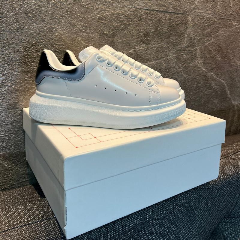 ALEXANDER MCQUEEN Blanco Talón Negro 