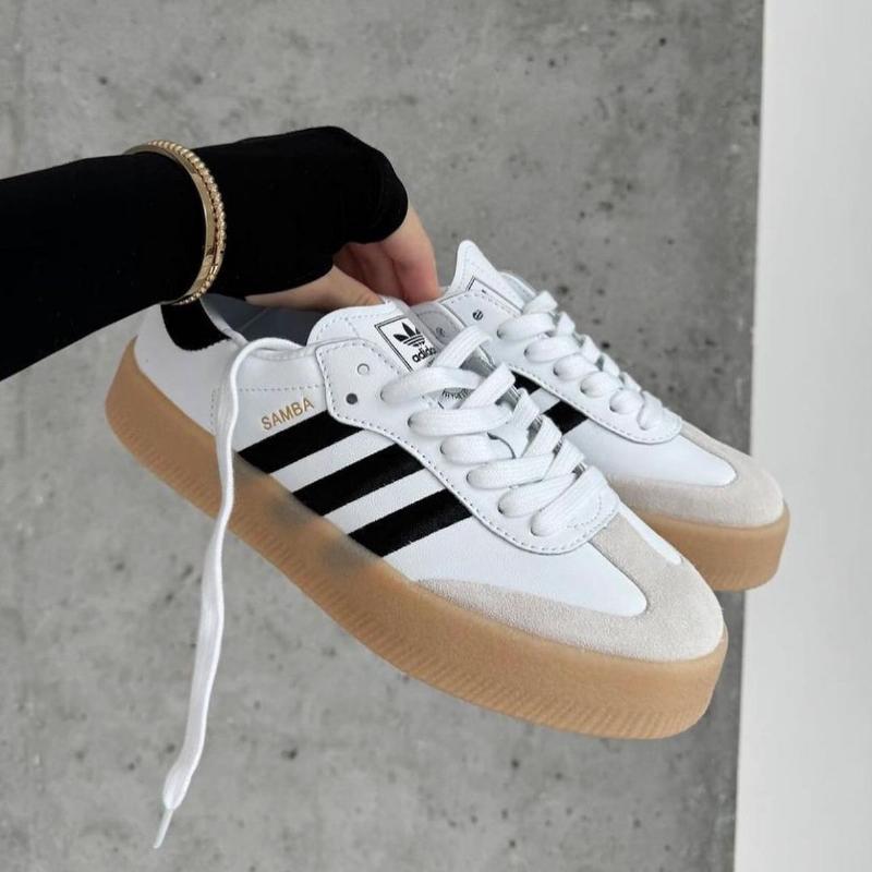 Tenis Shop - ADIDAS SAMBA BLANCO CAFE